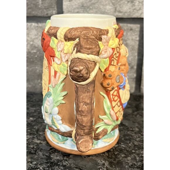 Enesco Moose Creek Crossing 3D Professional Party Animal Coffee Mug 1996 #188492 - Picture 2 of 6